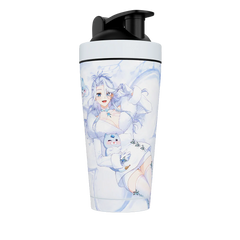 Waifu Cups x AmaLee: Snow Bunny Metal Shaker